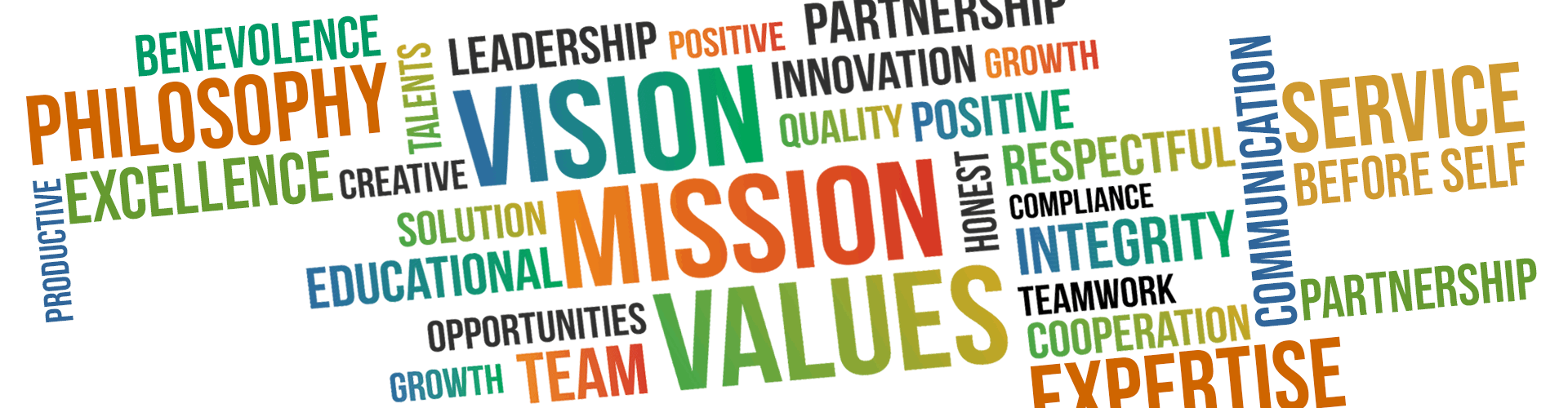 philosophy mission values banner interchrome dental lab